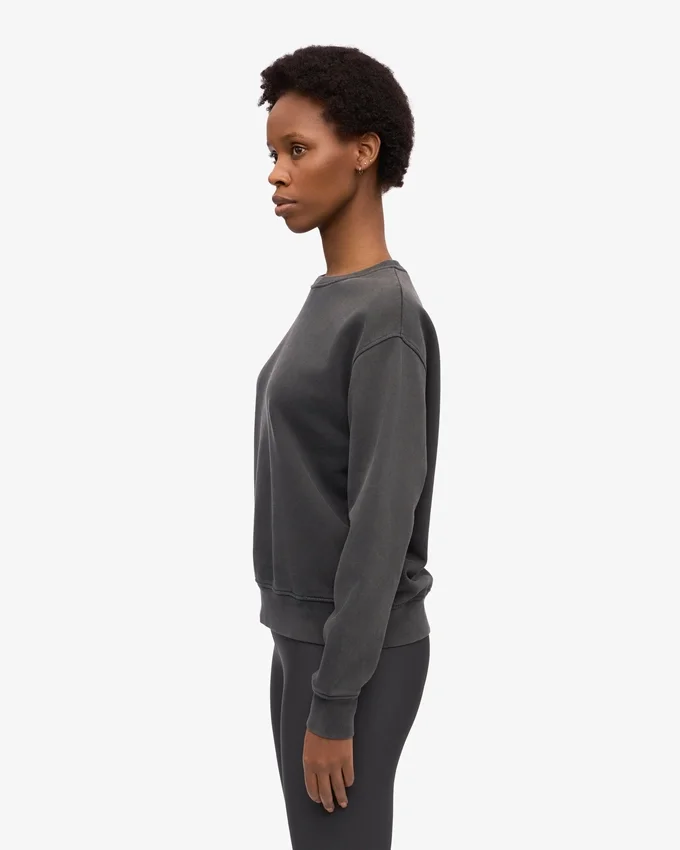 Suéter Classic Organic para mujer - Negro descolorido