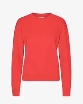Suéter Classic Organic para mujer - Rojo mandarina