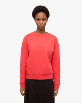 Suéter Classic Organic para mujer – Rojo mandarina