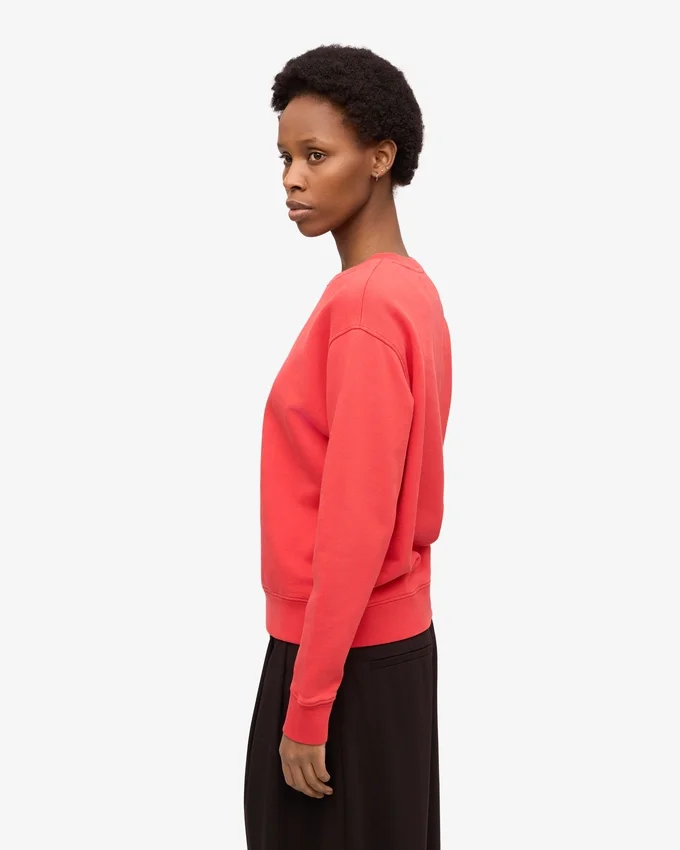 Suéter Classic Organic para mujer - Rojo mandarina