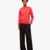 Suéter Classic Organic para mujer - Rojo mandarina