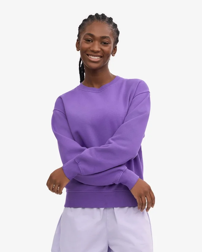 Suéter Classic Organic para mujer - Ultravioleta