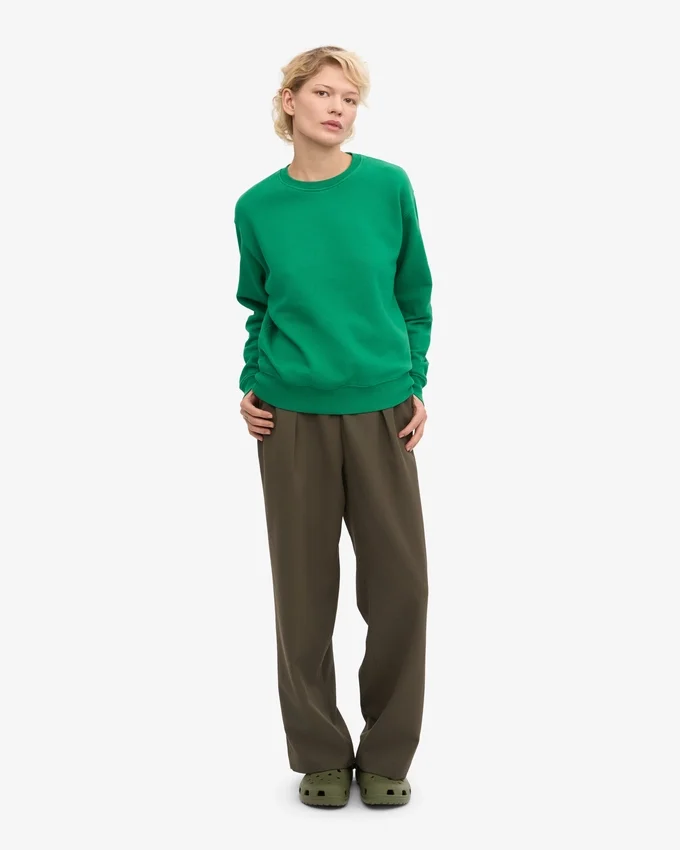 Suéter Classic Organic para mujer - Verde Kelly