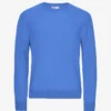 Suéter clásico de lana merino - Azul Pacífico