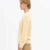 Suéter clásico de lana merino para mujer - Amarillo suave