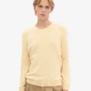 Suéter clásico de lana merino para mujer - Amarillo suave