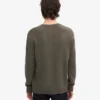 Suéter clásico de lana merino - verde oliva apagado