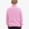 Suéter de cuello alto de lana merino - Flor de cerezo