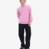 Suéter de cuello alto de lana merino - Flor de cerezo
