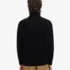 Suéter de cuello alto de lana merino - Negro intenso