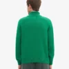 Suéter de cuello alto de lana merino - Verde Kelly