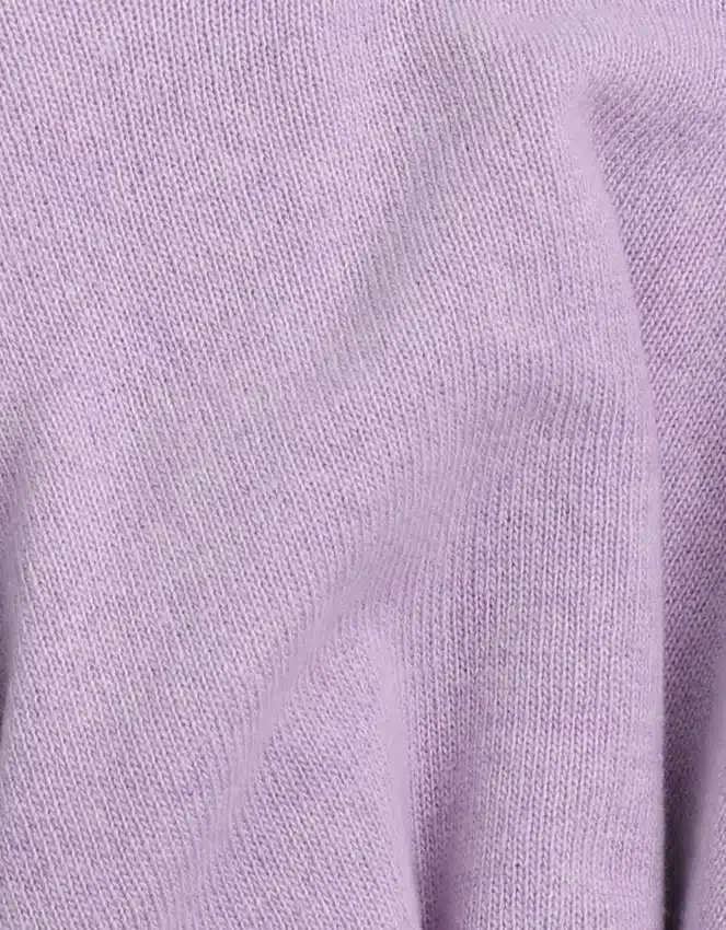 Suéter de cuello redondo de lana merino ligera - Lavanda suave