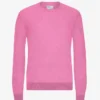 Suéter de lana merino claro - Rosa chicle