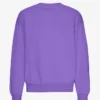 Suéter orgánico de cuello redondo extragrande - Ultravioleta