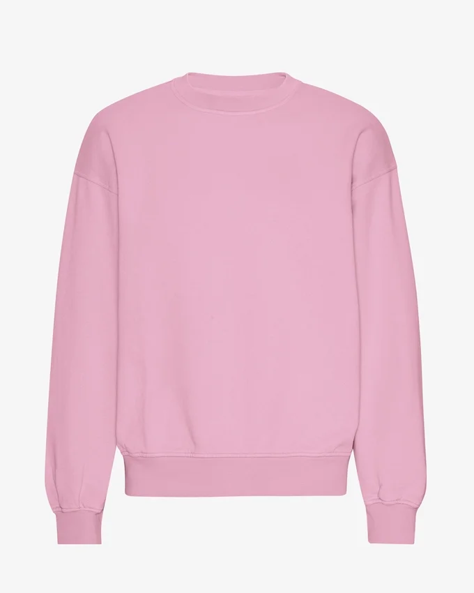 Suéter orgánico de cuello redondo oversize - Flor de cerezo
