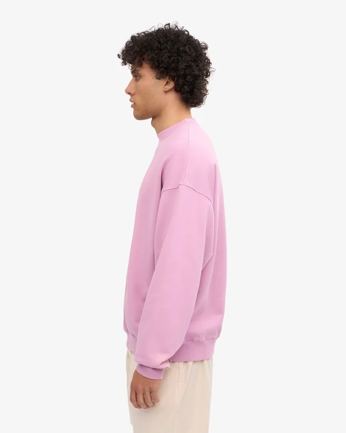 Suéter orgánico de cuello redondo oversize - Flor de cerezo