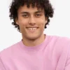 Suéter orgánico de cuello redondo oversize - Flor de cerezo