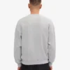 Suéter orgánico de cuello redondo oversize - Gris descolorido