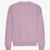 Suéter orgánico de cuello redondo oversize - Morado perlado