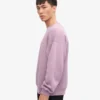 Suéter orgánico de cuello redondo oversize - Morado perlado
