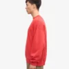 Suéter orgánico de cuello redondo oversize - Rojo mandarina