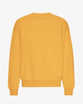 Suéter orgánico oversize - Amarillo quemado