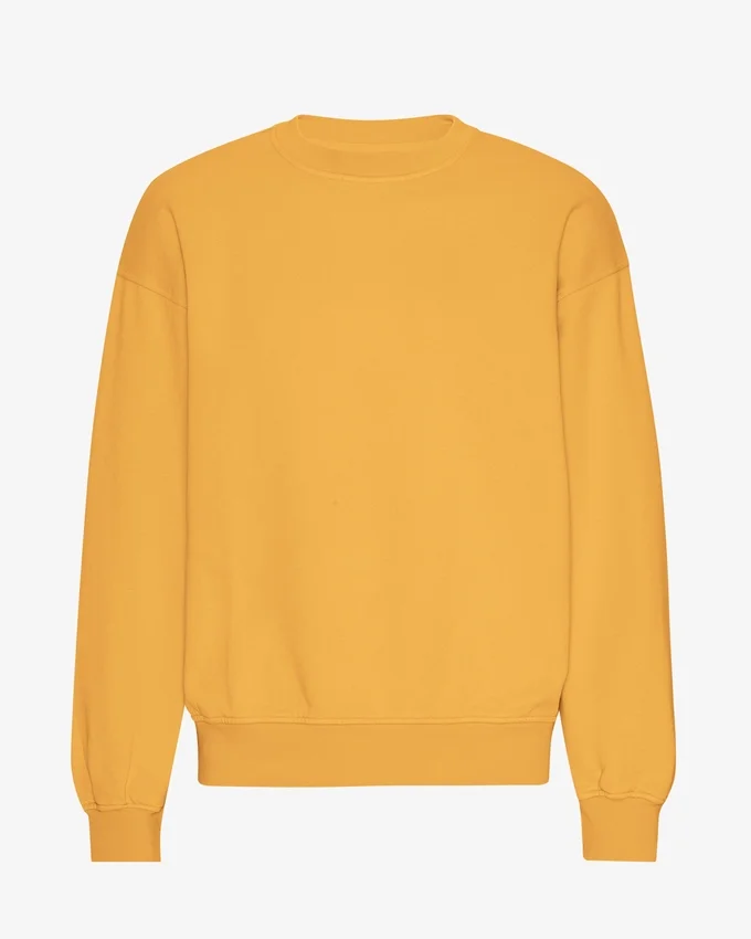Suéter orgánico oversize - Amarillo quemado