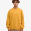Suéter orgánico oversize - Amarillo quemado