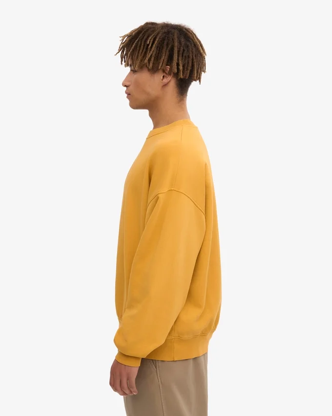 Suéter orgánico oversize - Amarillo quemado