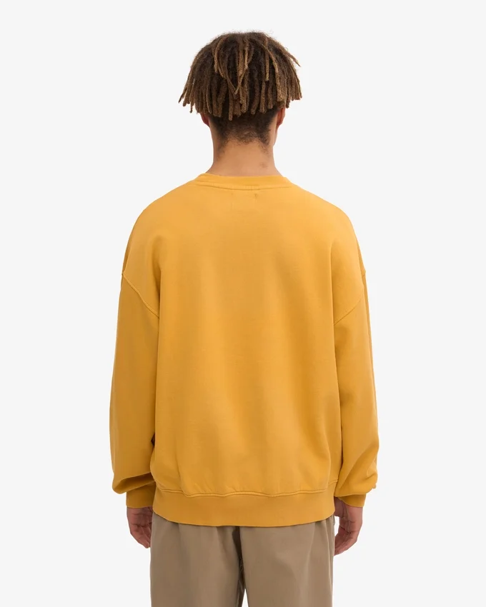 Suéter orgánico oversize - Amarillo quemado