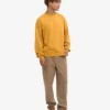 Suéter orgánico oversize - Amarillo quemado
