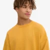 Suéter orgánico oversize - Amarillo quemado