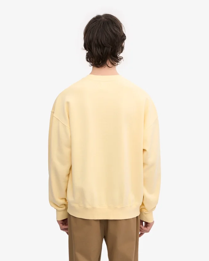 Suéter orgánico oversize - Amarillo suave