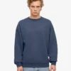 Suéter orgánico oversize - Azul petróleo