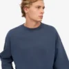 Suéter orgánico oversize - Azul petróleo