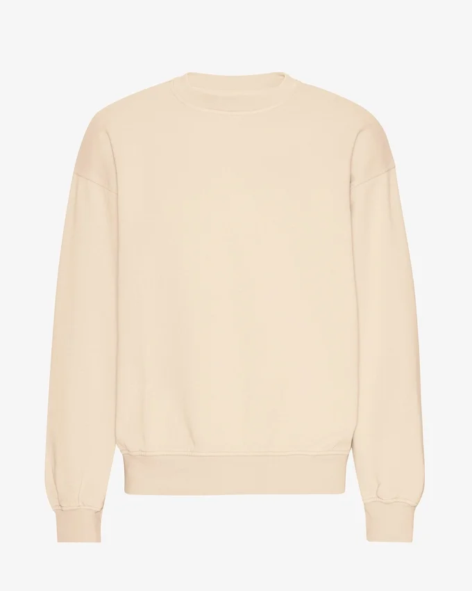 Suéter orgánico oversize - Blanco marfil