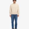 Suéter orgánico oversize - Blanco marfil
