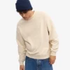 Suéter orgánico oversize - Blanco marfil