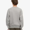Suéter orgánico oversize - Gris jaspeado