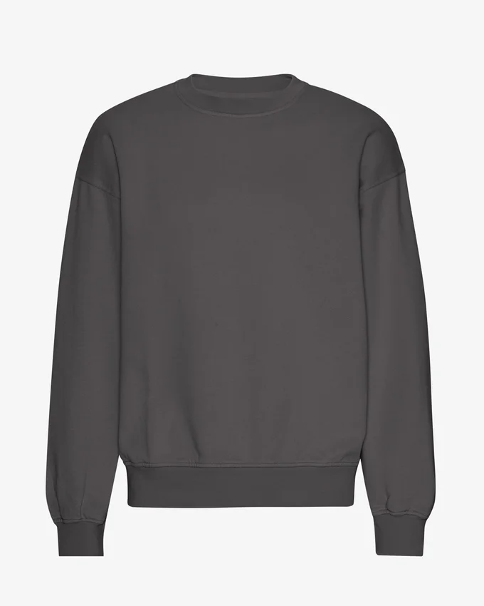 Suéter orgánico oversize - Gris lava