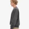 Suéter orgánico oversize - Gris lava