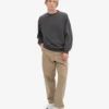 Suéter orgánico oversize - Gris lava