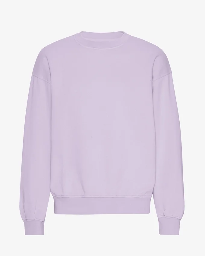 Suéter orgánico oversize - Lavanda suave
