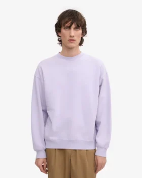 Suéter orgánico oversize – Lavanda suave