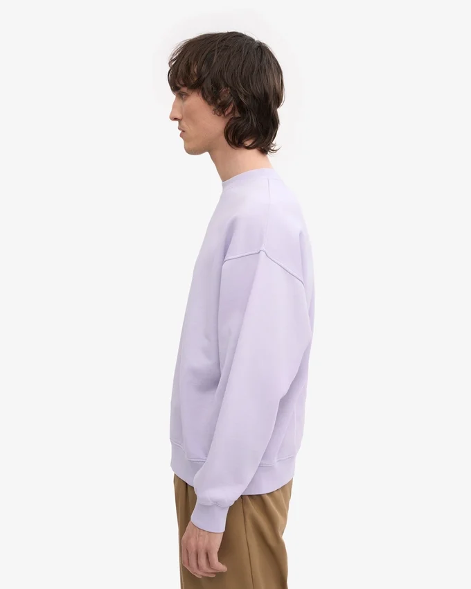 Suéter orgánico oversize - Lavanda suave