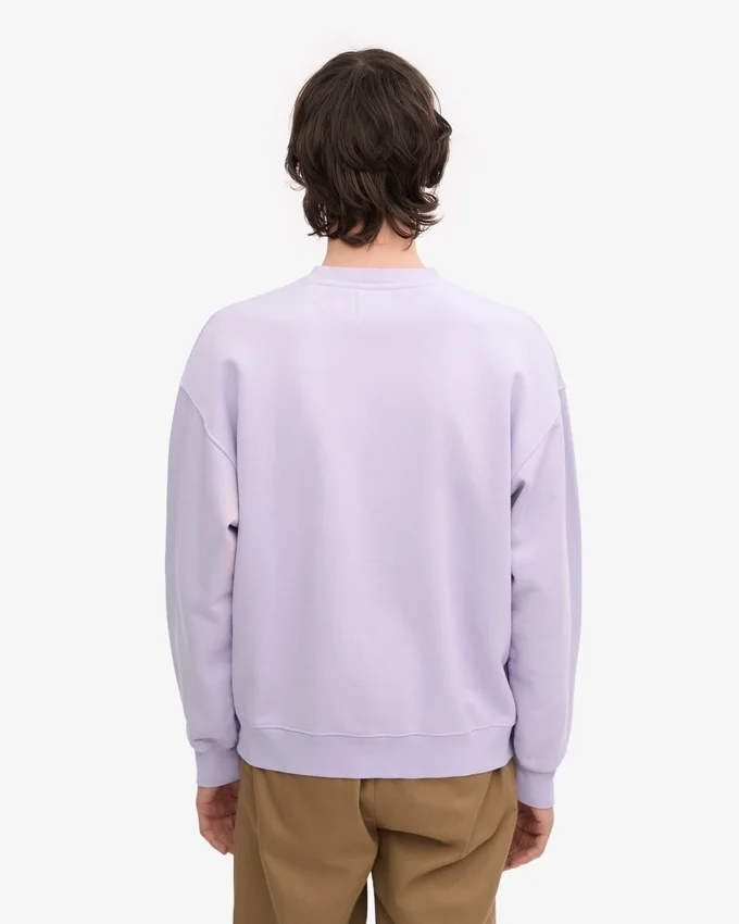 Suéter orgánico oversize - Lavanda suave