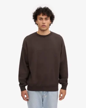 Suéter orgánico oversize – Marrón café