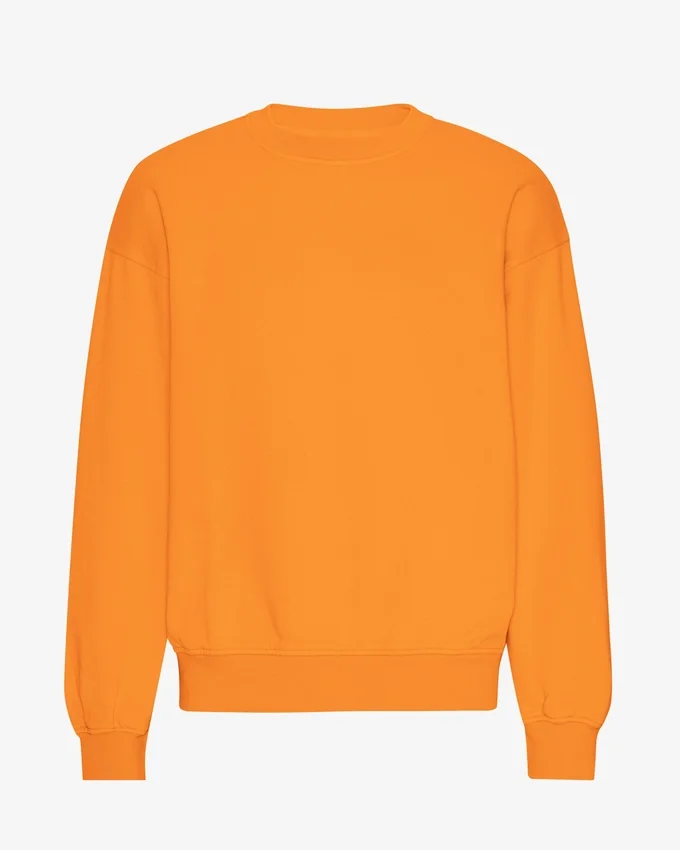 Suéter orgánico oversize - Naranja soleado