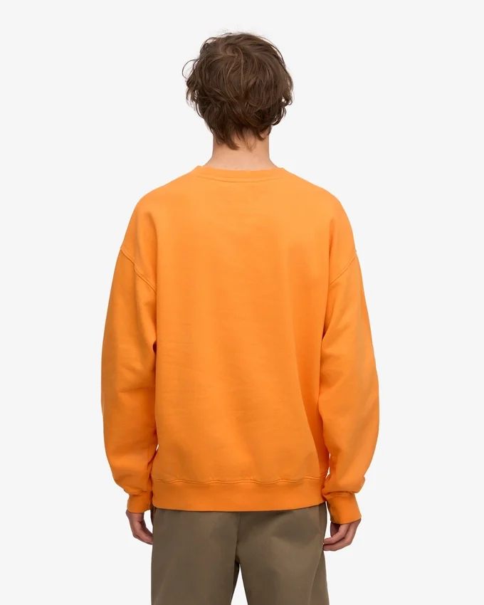 Suéter orgánico oversize - Naranja soleado