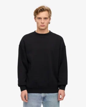 Suéter orgánico oversize – Negro intenso
